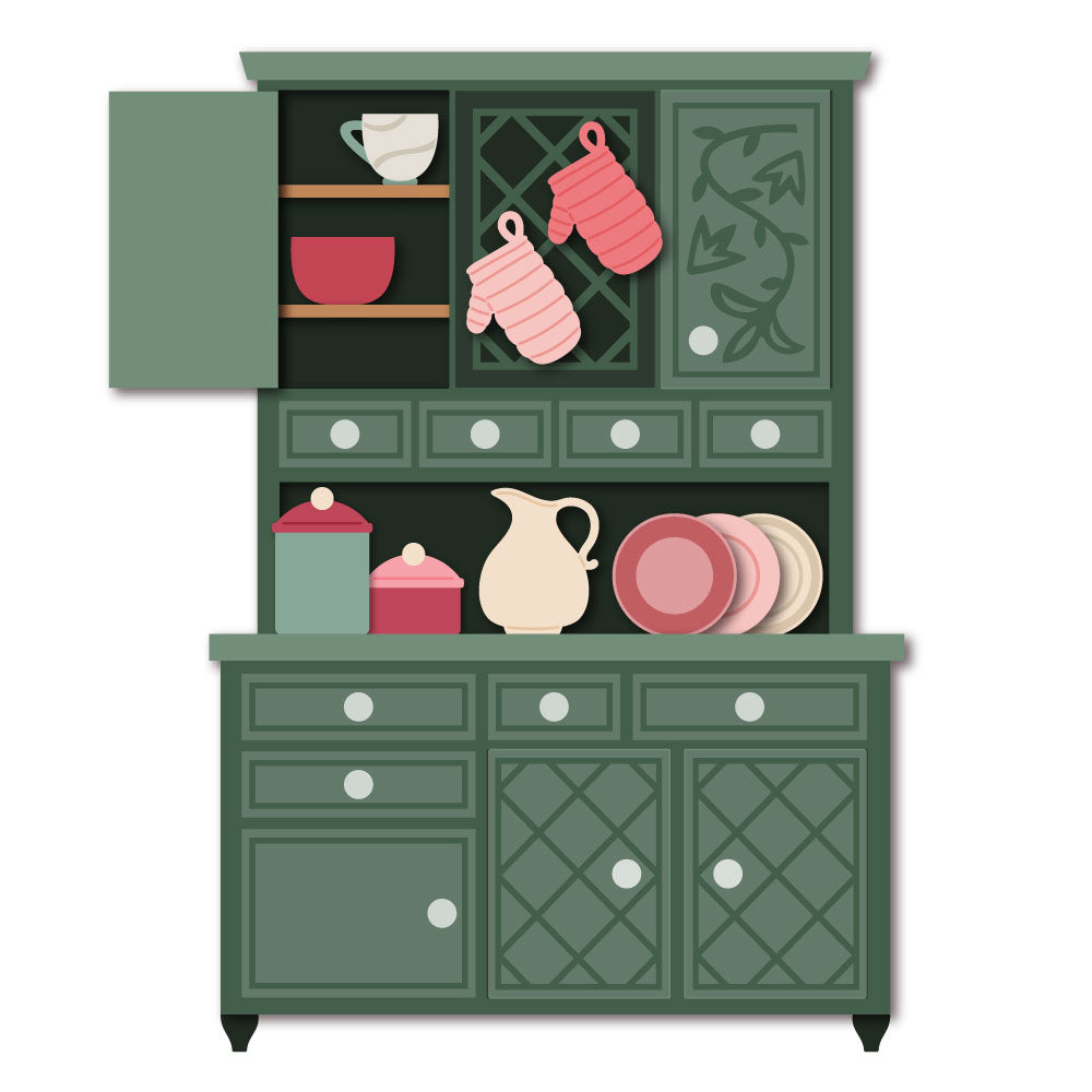Honey Bee - Lovely Layers: Hoosier Cabinet - Honey Cuts Honey Bee - Lovely Layers: Hoosier Cabinet - Honey Cuts