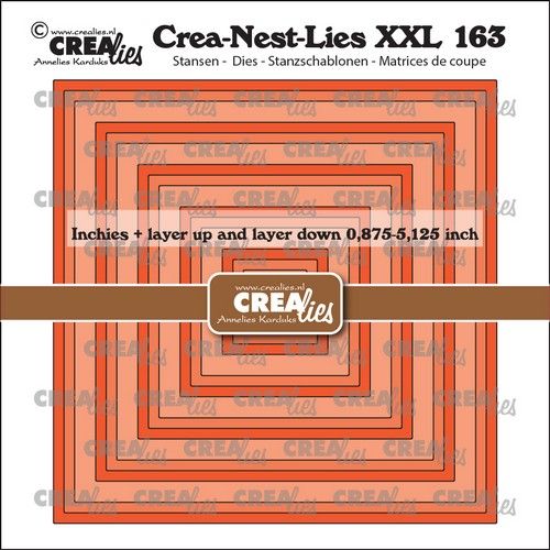 Crealies Crea-Nest-Lies XXL Inchies quadratisch