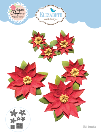 Elizabeth Craft  - Festive Holly Die Poinsettia Elizabeth Craft  - Festive Holly Die Poinsettia
