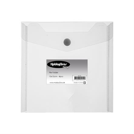 HobbyGros Storage "15x15cm" File Folder (4pcs)" HobbyGros Storage "15x15cm" File Folder (4pcs)"
