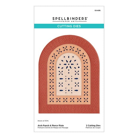 Spellbinders - Regal Reflections Etched Dies Arch Punch & Pierce Plate