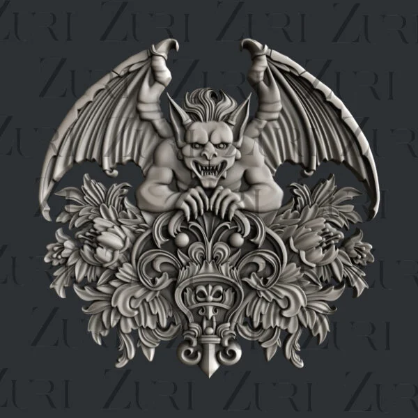 Zuri - Gargoyle Set 2 – silicone mold by Zuri Designs