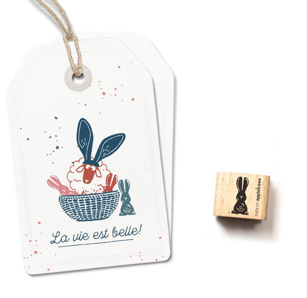 cats on appletrees - Ministempel Schokohase cats on appletrees - Ministempel Schokohase