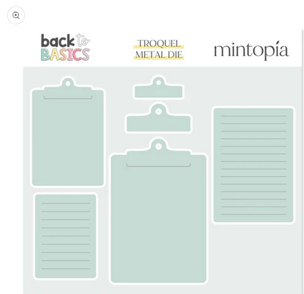 Mintopia - Back to Basics Clipboards die for journaling