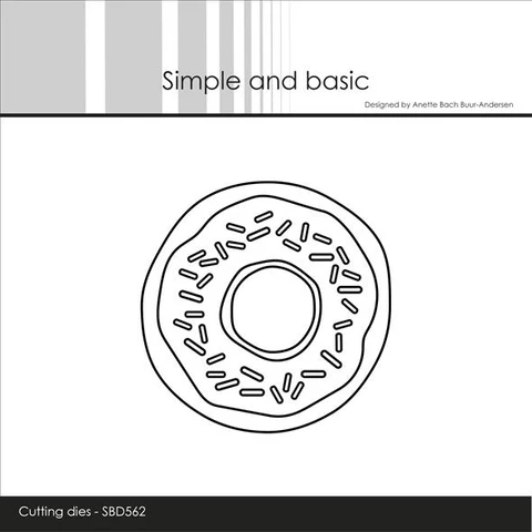Simple and Basic die "Doughnuts and sprinkles"