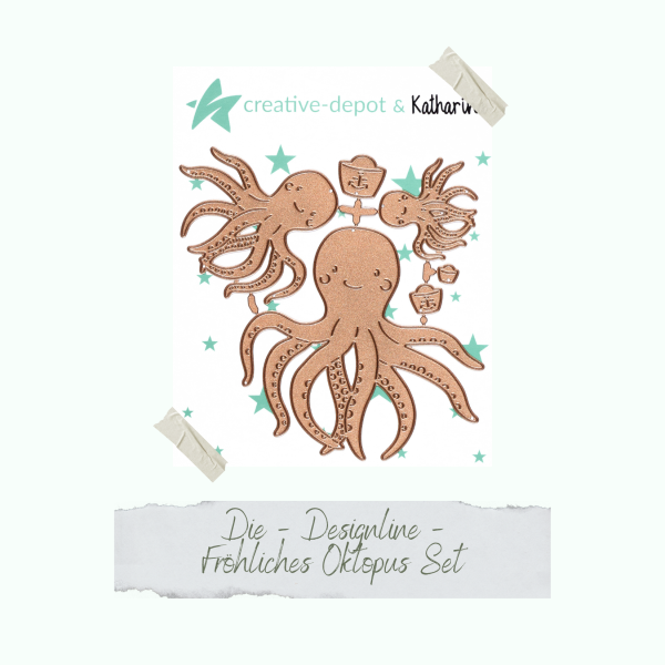 Creative Depot -   Die - Designline - Fröhliches Oktopus Set 