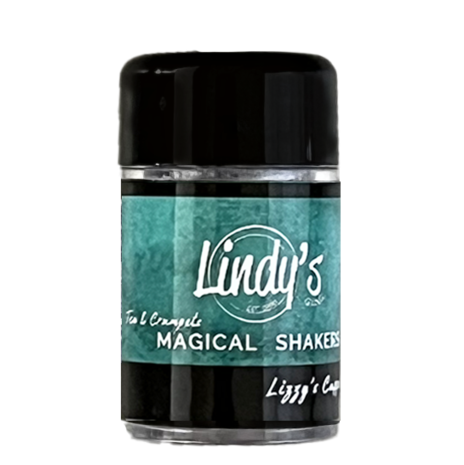 Lindy's Stamp Gang - Lizzy's Cuppa' Tea Teal Magical Shaker 2.0 Lindy's Stamp Gang - Lizzy's Cuppa' Tea Teal Magical Shaker 2.0