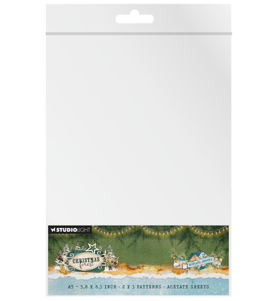 Studio Light - StudioLight Acetatfolien – Snow & Landscape Christmas Forest Nr. 22