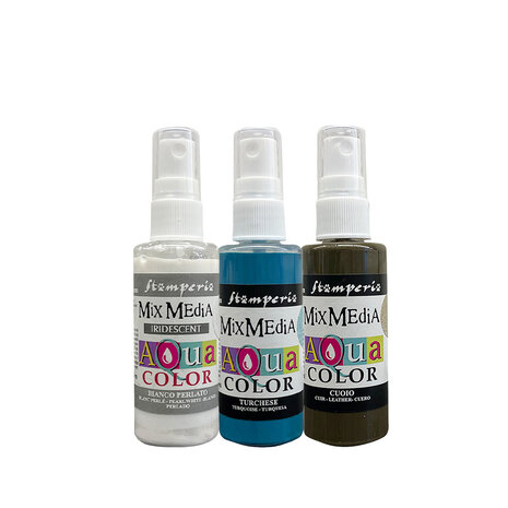 Stamperia - Candy Christmas Aquacolor Paint Kit 3 Stück