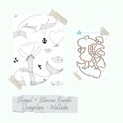 Creative Depot -Bundle - Designline - Walliebe- Stempelset & Stanzen