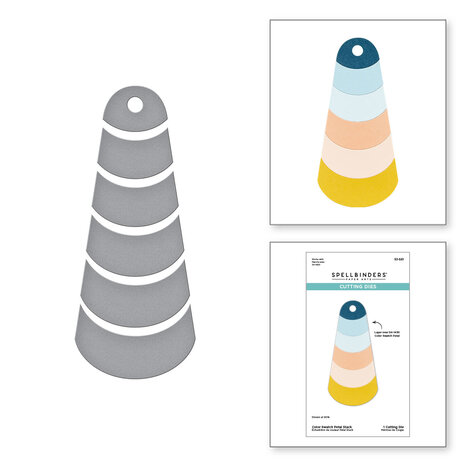 Spellbinders - Holiday DIY Color Deck Cutting Dies Color Swatch Petal Stack Spellbinders - Holiday DIY Color Deck Cutting Dies Color Swatch Petal Stack