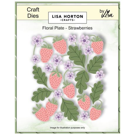 Lisa Horton Crafts Plate Die Set - Strawberries