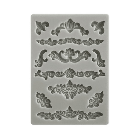 Stamperia - Sunflower Art Silicon Mould A6 Corners and Embellishments