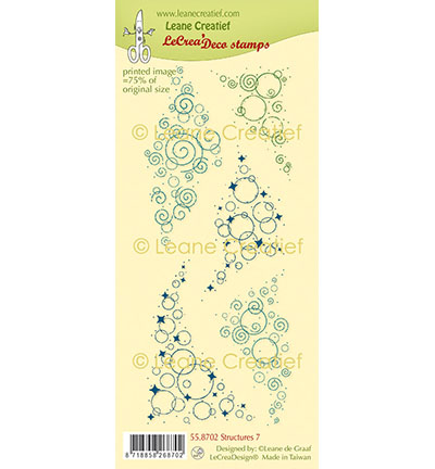 LeCrea - Kombi-Clearstamp Strukturen Nr. 7