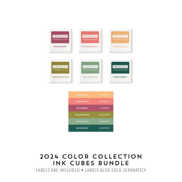 Concord & 9th - 2024 Color Collection Ink Cubes Bundle Concord & 9th - 2024 Color Collection Ink Cubes Bundle