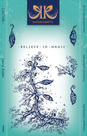 Katkin Krafts - Cocoon A5 Clear Stamp Set