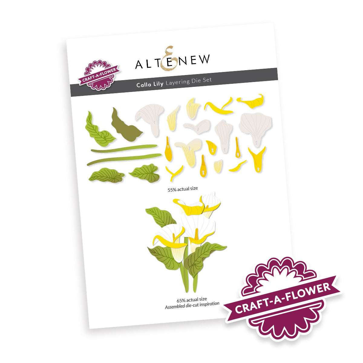 Altenew - Craft-A-Flower: Calla Lily Layering Die Set  Altenew - Craft-A-Flower: Calla Lily Layering Die Set