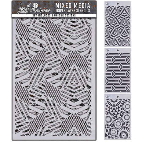Ciao Bella - Stencil Mix Triple Layer Set #003