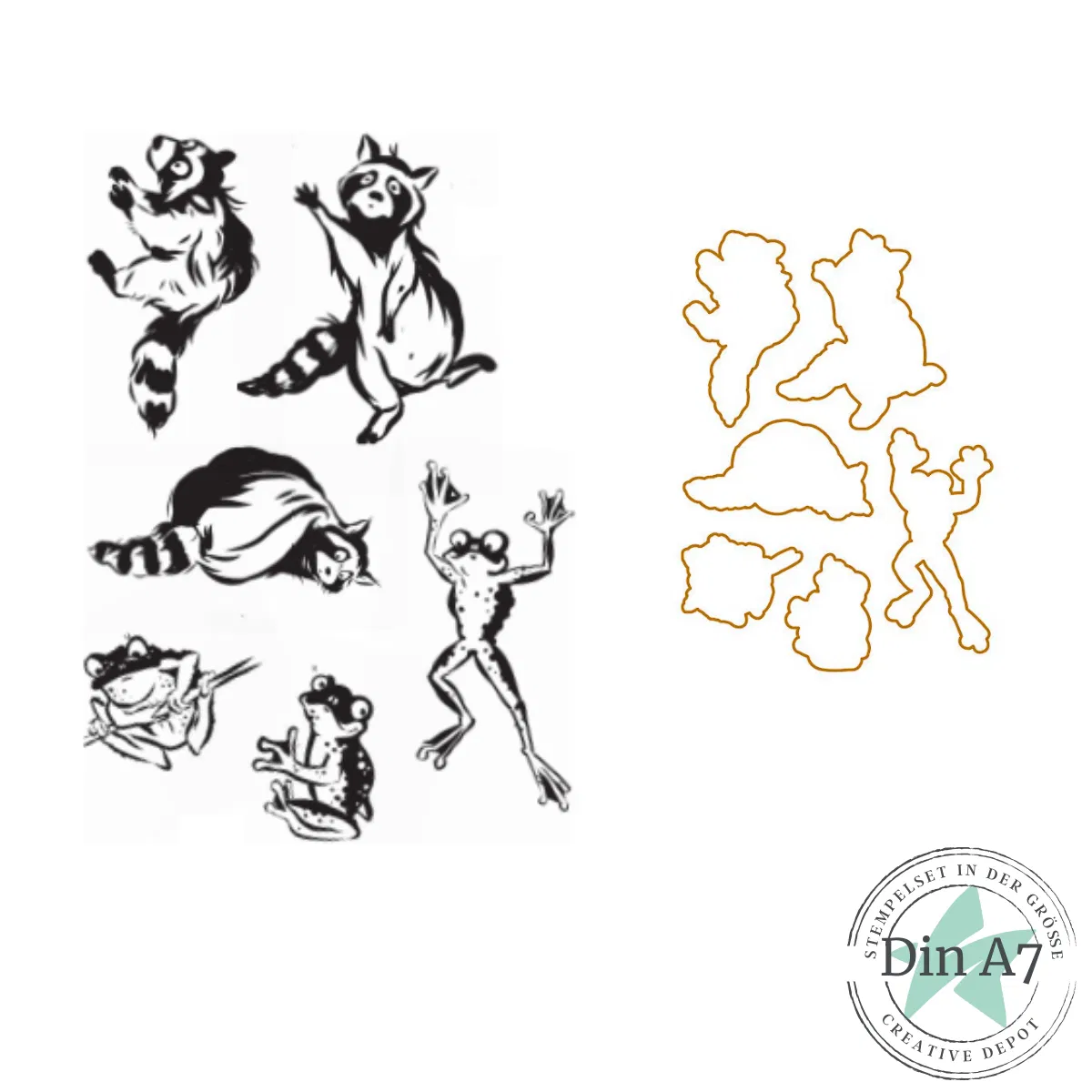 Creative Depot - Bundle - Heikes Welt - Waschbären und Co