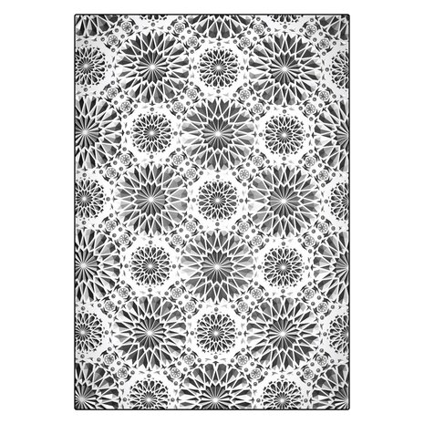 Sizzix • 3D Texture Fades by Tim Holtz A5 Kaleidoscope Large