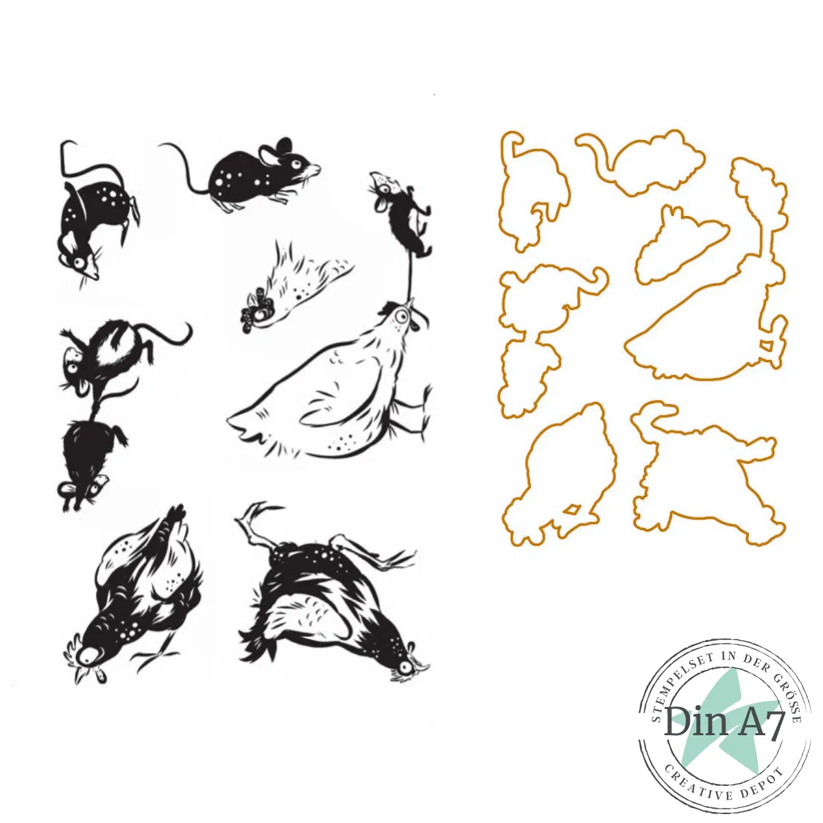 Creative Depot - Bundle - Heikes Welt - Hühner und Co