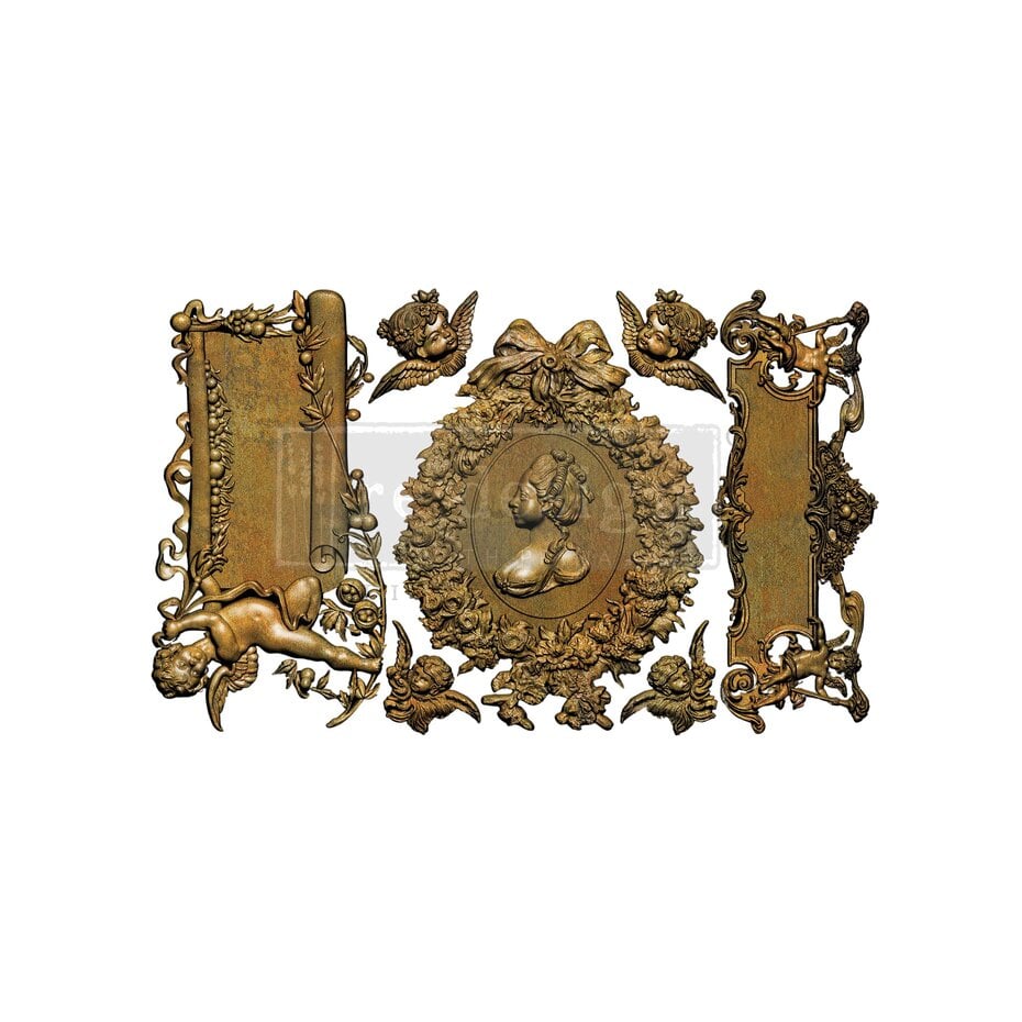 Re-Design with Prima - Ombres Florales 5x8 Inch Decor Moulds