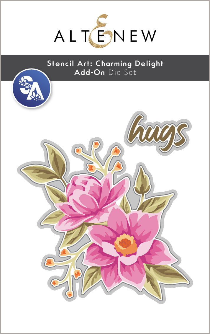 Altenew - Stencil Art: Charming Delight Add-on Die Set 