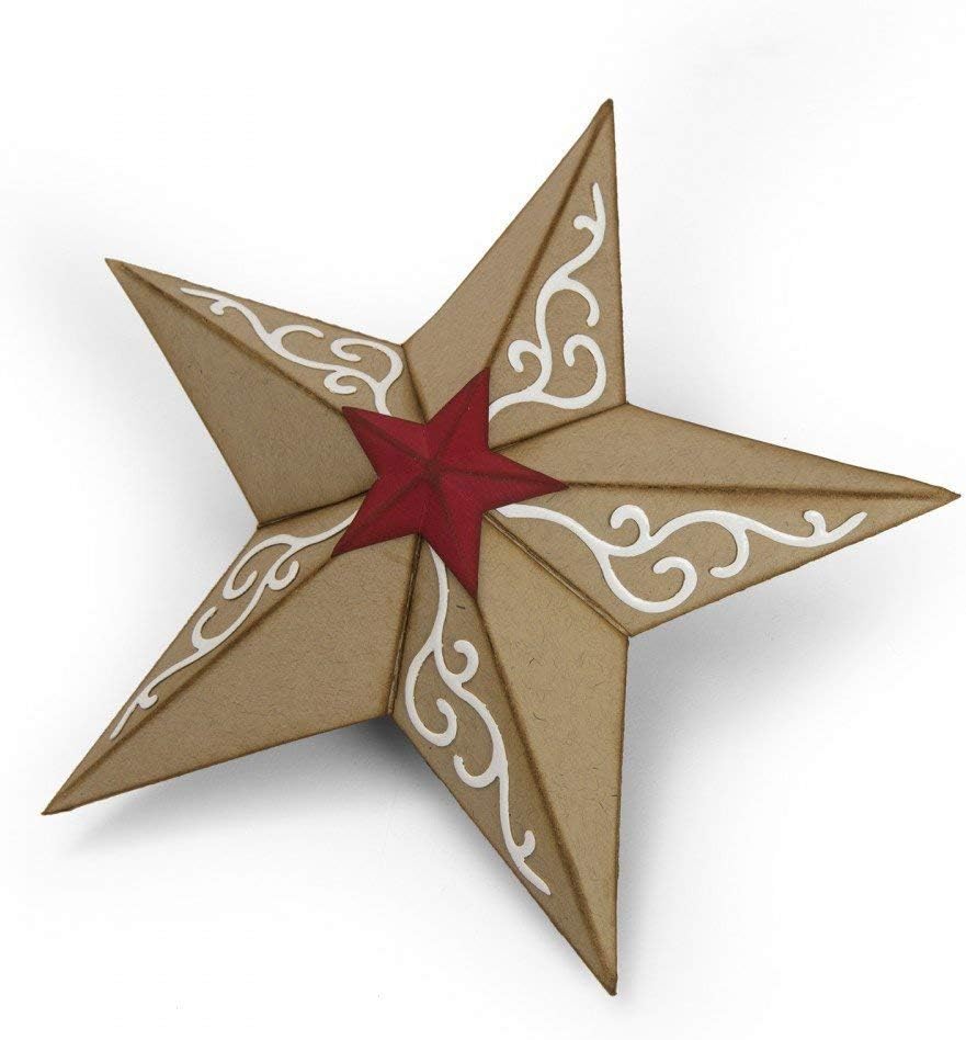 Sizzix Bigz - Estrella de Navidad, multicolor