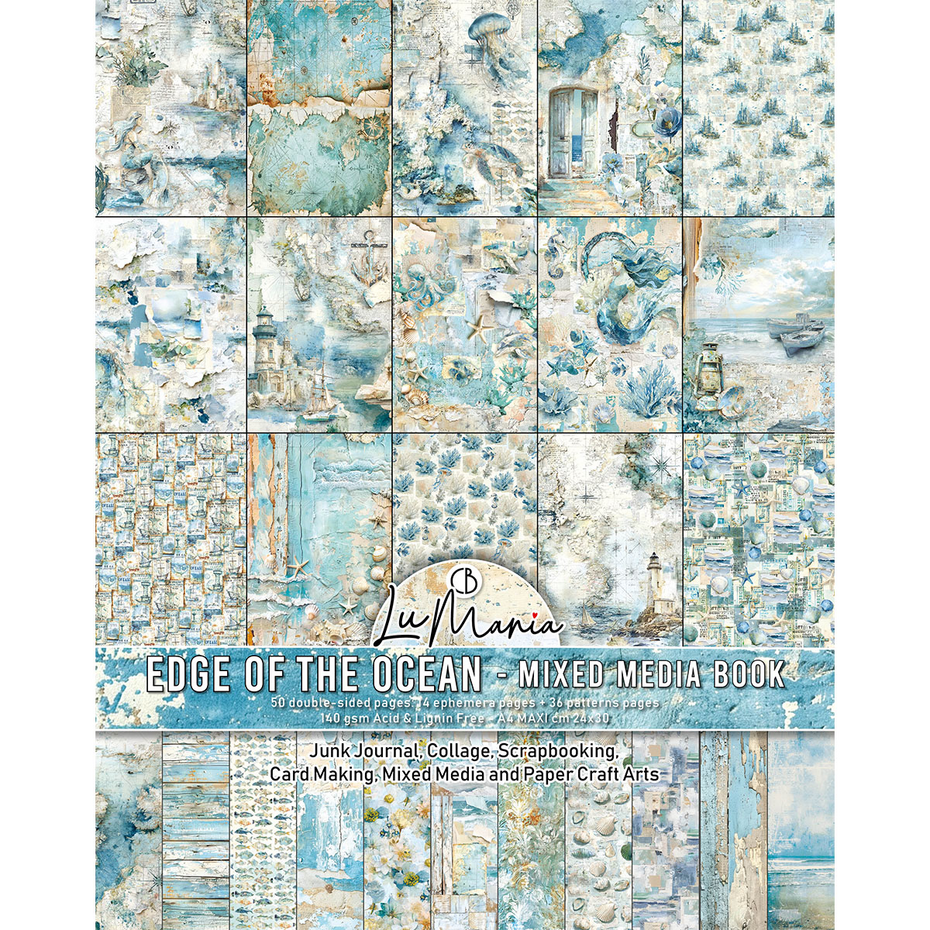 Ciao Bella - Edge of the Ocean A4 Maxi Mixed Media Book