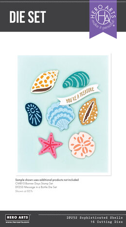 Hero Arts - Summer By The Shore Die Set Sophisticated Shells