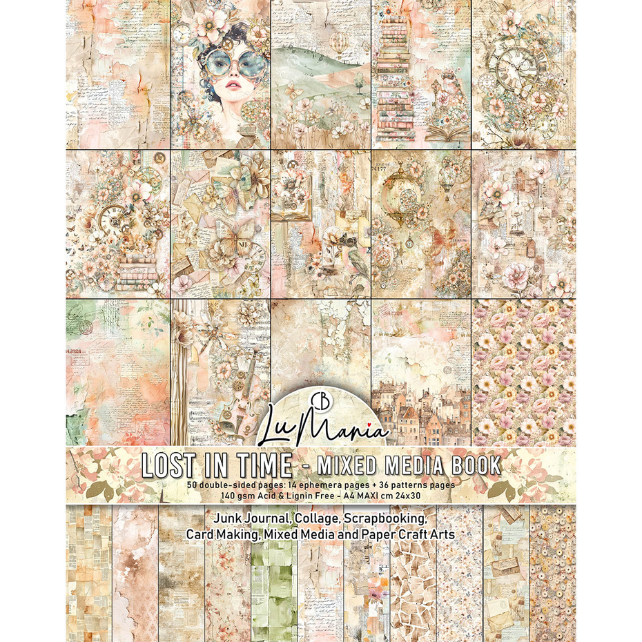 Ciao Bella - Lost in Time A4 Maxi Mixed Media Book