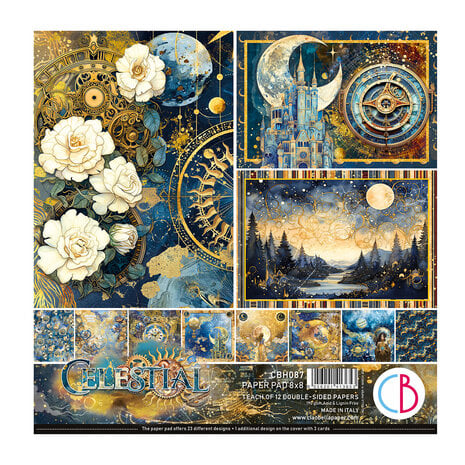 Ciao Bella - Celestial 8x8 Inch Paper Pad (12pcs)