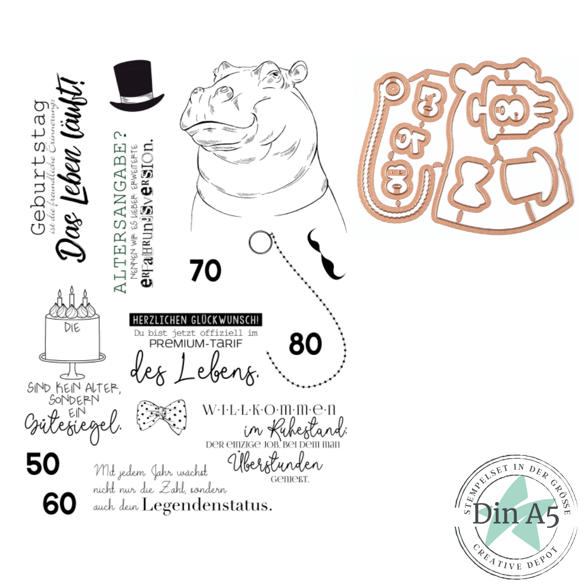 Creative Depot - Nilpferd Nestor Bundle