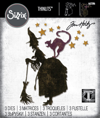Sizzix - Thinlits Die by Tim Holtz Witchcraft (3pcs)