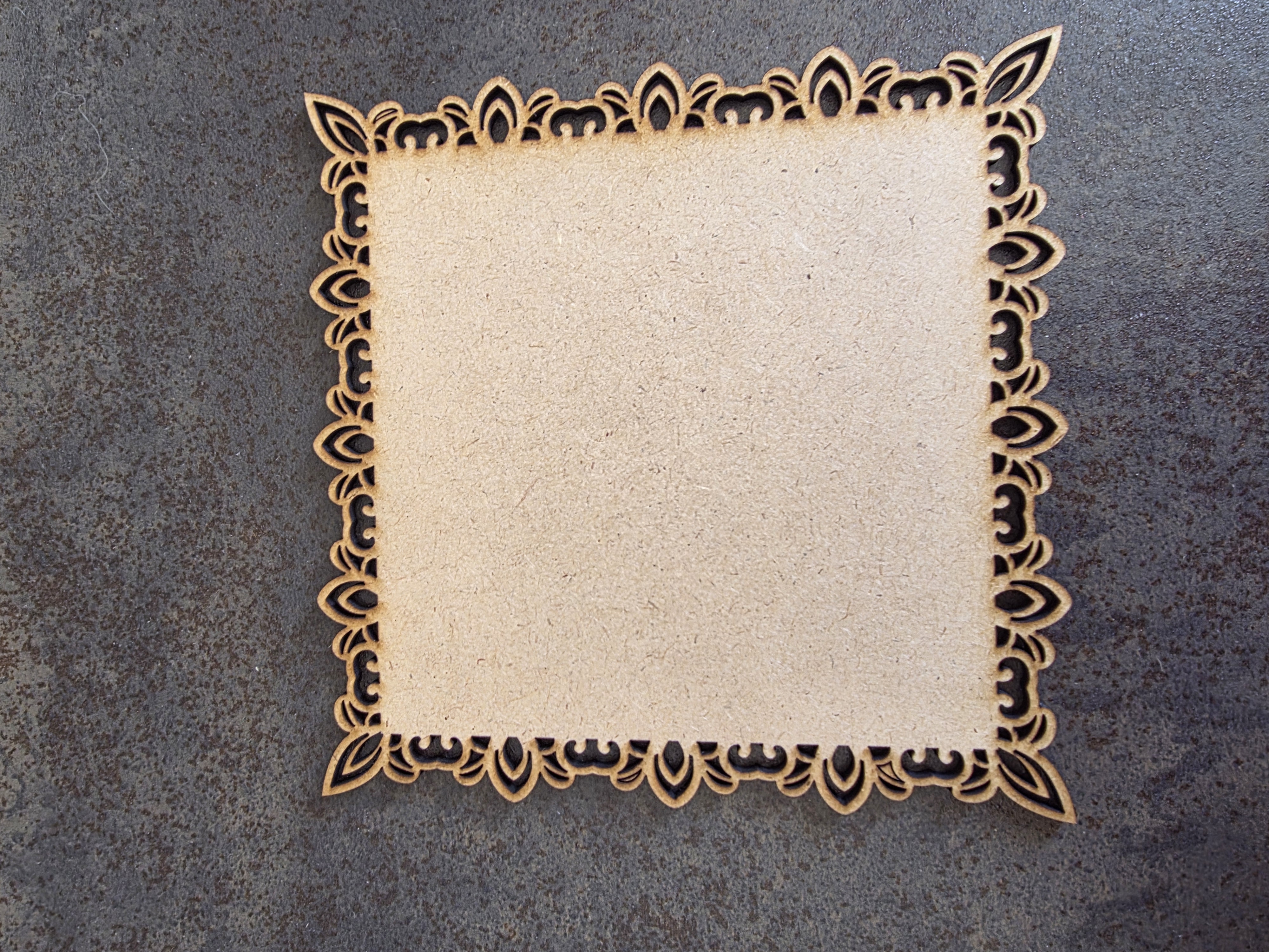 MDF - Schild Quadrat 1