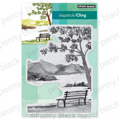 Penny Black - SHADED VIEW (CLING RUBBER STAMP) 4.25 x 5.63" Penny Black - SHADED VIEW (CLING RUBBER STAMP) 4.25 x 5.63"