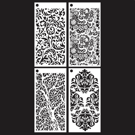 Elizabeth Craft  - Hinged To The Past Stencils Journal 6 Elizabeth Craft  - Hinged To The Past Stencils Journal 6