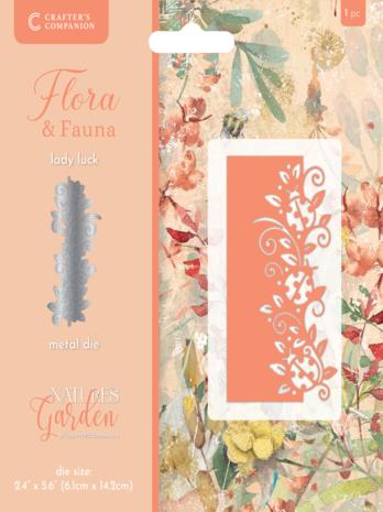 Crafter's Companion - Flora & Fauna Metal Die Edge'able - Lady luck 
