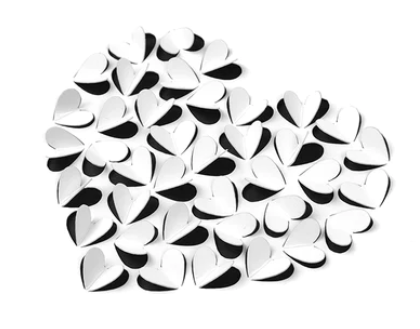 Alexandra Renke - Die 'Negativ-Herz aus kleinen Herzen' Alexandra Renke - Die 'Negativ-Herz aus kleinen Herzen'