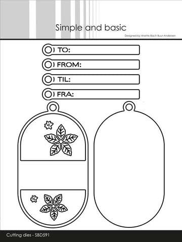 Simple and Basic - die "Decorative oval tags"