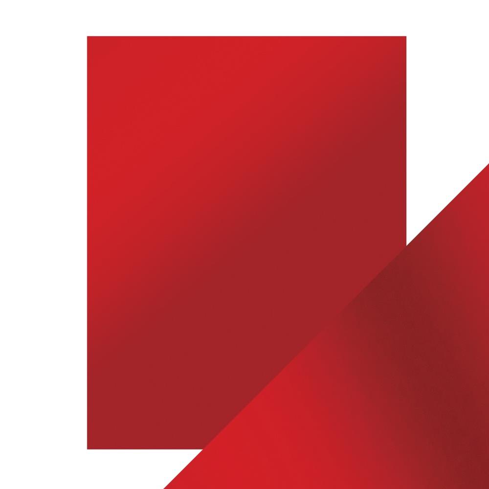 Tonic Craft Perfect Satin Mirror Cardstock - Satin -Scarlet Organza