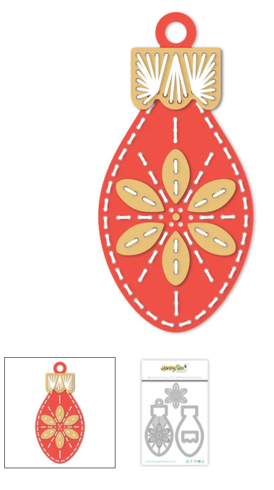 Honey Bee - In Stitches: Ornament - Honey Cuts - Stand-Alone Dies