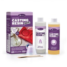 Alumilite - AMAZING Casting Resin KIT - WHITE - 2x237ml (473ml)