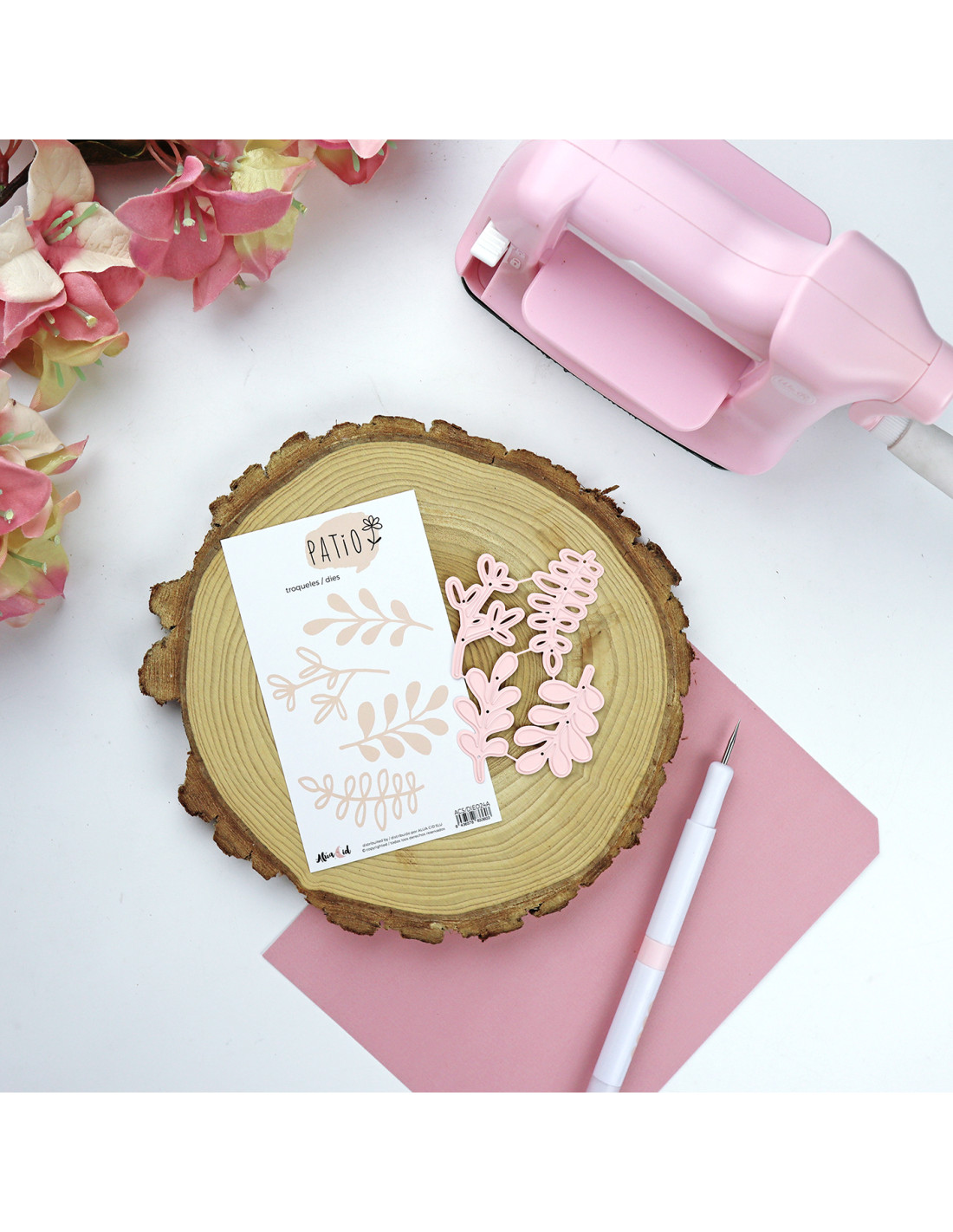 Rita Rita - Spring Branches die set, 'Patio' Rita Rita - Spring Branches die set, 'Patio'