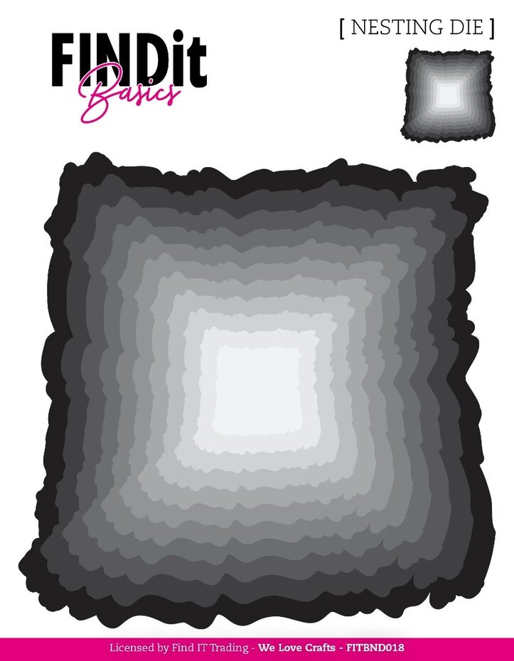 Find IT - Nesting Dies Rough Edge Square