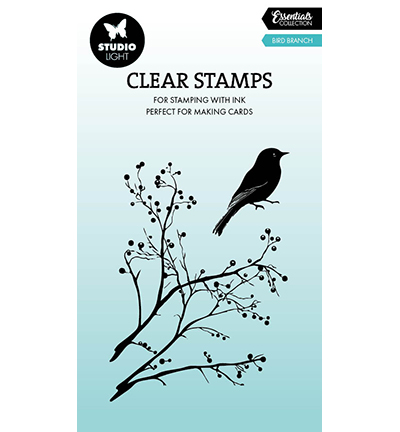 Studio Light Stamp - Tiere - Bird branch Essentials nr. 905
