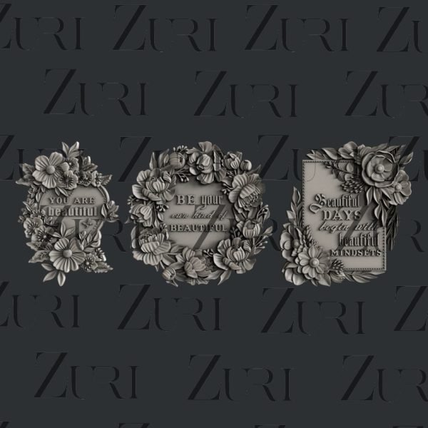 Zuri - Floral Frames Set 1