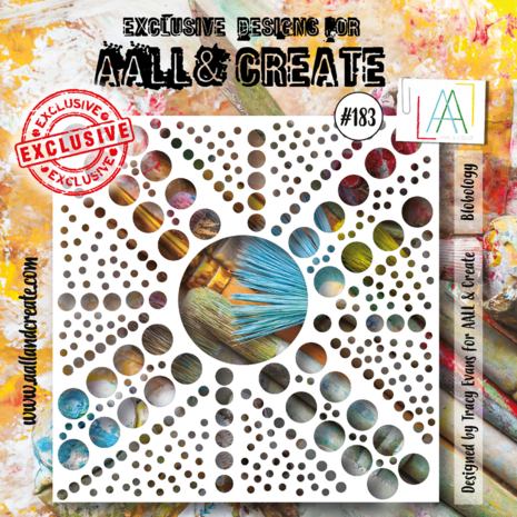 AALL & Create - Stencil 6x6 Inch Blobology