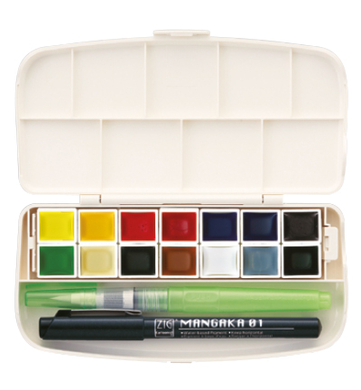 ZIG Gansai Tambi Sets - Gansai Tambi Portable Set ZIG Gansai Tambi Sets - Gansai Tambi Portable Set