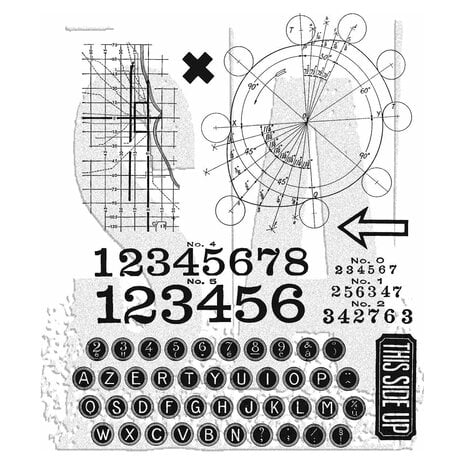 Stampers Anonymous - Tim Holtz - Deconstructed Tim Holtz Cling Stamps
